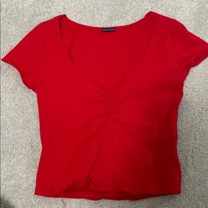 Red Brandy Melville Gina top OUT OF STOCK on web